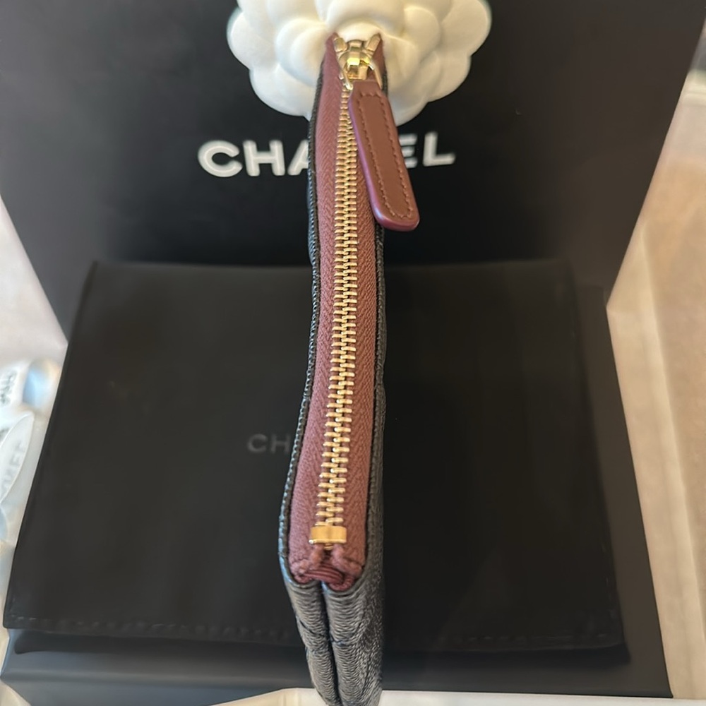 Authentic Chanel Quilted Mini O Case Pouch - Picture 8 of 14